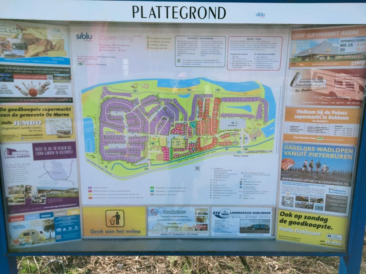 Bj Chalets - De Rug 1 - Vakantiepark Lauwersoog - Luxe Chalet Met Vaatwasser! Vroege Incheck! מראה חיצוני תמונה